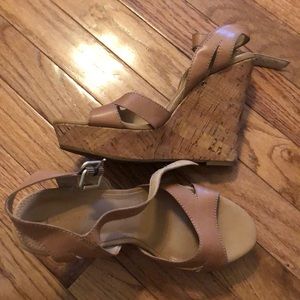 Banana republic cork wedges